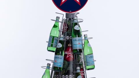 San Pellegrino Holiday Tree Display